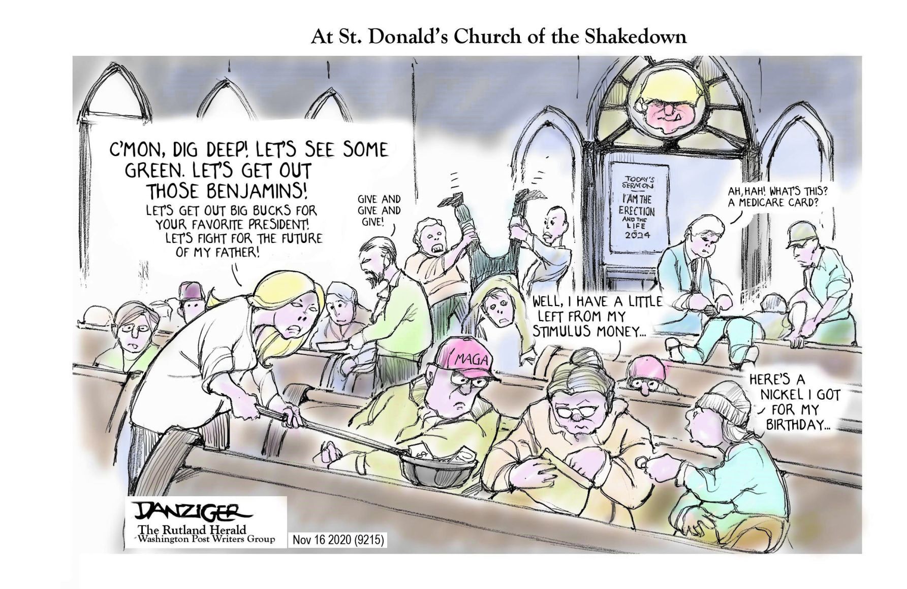 Jeff Danziger editorial cartoon